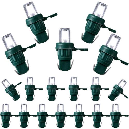 LED 5 mm Christmas String Lights Replacement Bulbs LED Wide Angle Wire Light Set Indoor Outdoor Home Decor Festival Decorations for Xmas Tree Lights(Cold White Bulb,60 Count)