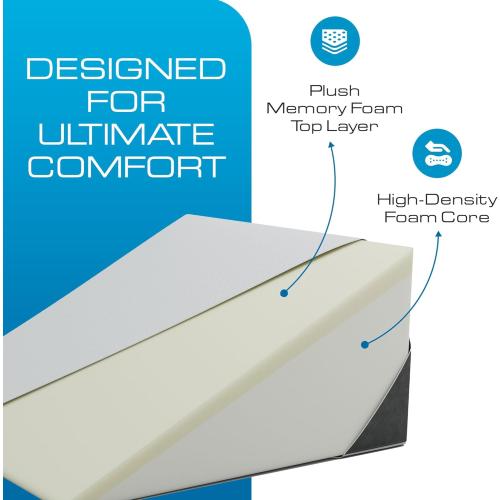 Kölbs Bed Wedge Pillow for Sleep Apnea, Sleeping Comfort, Relaxing, Acid Reflux, Heartburn and Back Pain Relief. Cushion for Sitting Up in Bed. Memory Foam Top, Chic Jacquard Washable Cover.