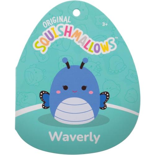 Squishmallows Original 14in Waverly The Blue Butterfly – Official Jazwares Plush (Large)