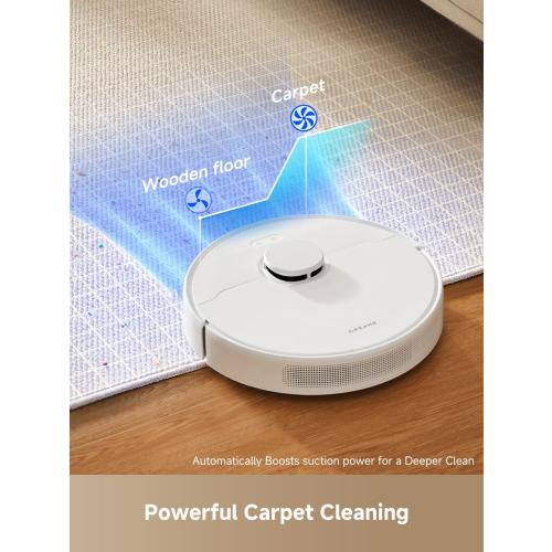 DREAME D10 Plus Gen 2 Robot Vacuum and Mop with Self Emptying Base for 90 Days of Cleaning, 6000 Pa Suction and LiDAR Navigation, Obstacle Avoidance, Wi-Fi Connected