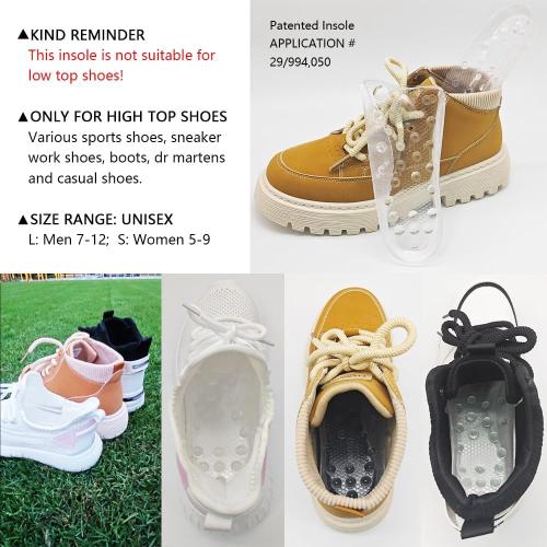 2025 New Gel Arch Support Heel Cup, Elastic Big Particle Enhanced Massage, Relieve Plantar Fasciitis&Achilles Tendonitis, Self-Adhesive Heel Pad, Shock Absorption for Sneaker Work Boot