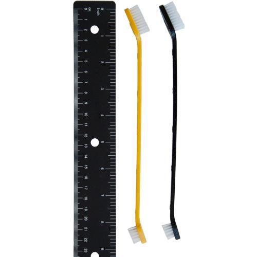 Pet Republique Dog Toothbrush Set of 6 – Dual Headed Dental Hygiene Brushes for Small to Large Dogs, Cats, and Most Pets