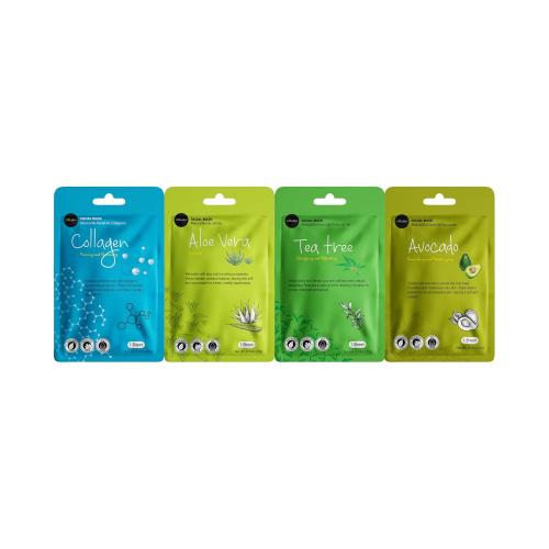 Celavi Essence Facial Face Mask K-Beauty Skincare Korea Skin Care Moisturizing 12 Pack B Set