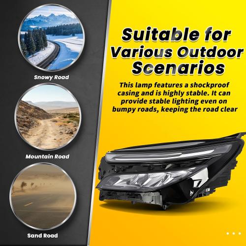 Hedalight Assembly Compatible with Equinox LT | RS 2022-2024 | Driver Side Hedalight Front Headlamp with DRL GM2502532(left)
