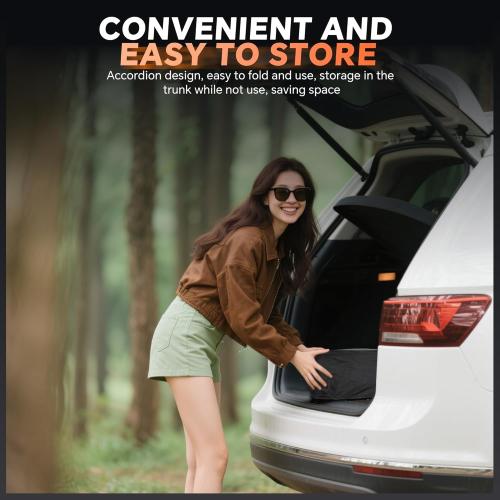 Sulagi Windshield Sun Shade for Kia K4 2025-2026 Custom Fit Accordion Folding Design Window Sunshade Car Accessories, Full Coverage Sun Visor Protector - Blocks 99% UV Rays