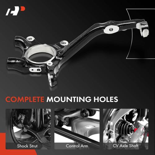 A-Premium 2 x Front Suspension Steering Knuckle Compatible with Toyota 4Runner 2015-2019 & Lexus GX460 2016-2018
