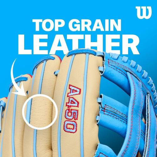 Wilson | A450 | Adult   Youth Baseball Glove   Mitt | Sizes 10.75 - 12 | Right   Left Hand Throw | Multiple Styles