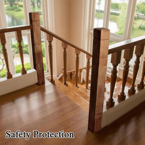 Bonerwhite 2 Pcs 3.5x3.5x48 in Solid Oak Stair Newel Post with A Single Groove Notched Wood Balusters for Staircase Handrails Interior Wood Newel Post Interior Railing for Stair Handrails Railing Kit