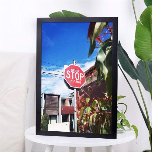 12x18 Inch Picture Frame Poster Frames Set of 2,Made of Soild Wood Wall Mount Vertically or Horizontally 12 x 18 Photo Frame Black