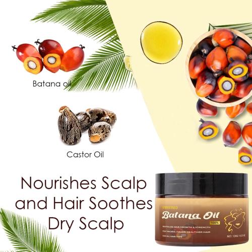 Batana Oil for Hair Growth, Botana Oil Hair Growth, 100% Pure Honduras from Honduras, Raw Batana Paste Hair Mask, Prevents Hair Loss, Enhances Thickness (1pcs)