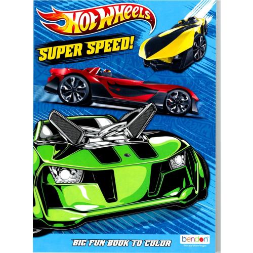 Hot Wheels Coloring Book Set for Kids Bundle with Hot Wheels Car Activity Books, Sticker Pads, Hot Wheels Hot Rod Imagine Ink Coloring and More