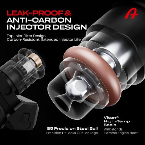 Fuel Injectors Set of 6 Compatible with Honda Acura Saturn