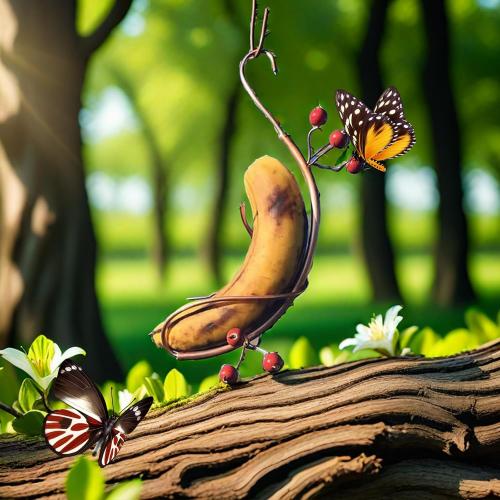 2PCS Butterfly Banana Hammock Feeder,Butterfly Feeders for Outdoors,Butterfly Houses for The Garden,Hanging Metal Butterfly House Attract Butterflies, Bees and Birds