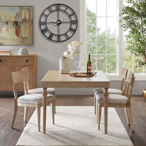 Vantic 32 Inch Large Wall Clock, Roman Numeral Metal Oversized Wall Clocks for Living Room Decor, Bedroom and Kitchen, Completely Silent, Non Ticking, Battery Operated