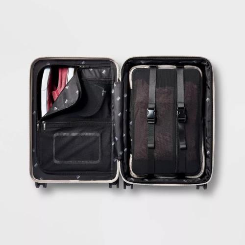 Open Story-Signature 21-Inch Hardside Carry-On Luggage with Spinner Wheels - Hardshell Carry-On Suitcase - TSA, Airline-Approved - Expandable Hard Shell, Smooth Rolling Wheels for Lightweight Travel