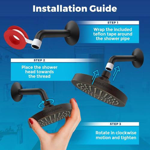 CircleSplash Shower Head - High Pressure 2.5 GPM - Oil Rubbed Bronze