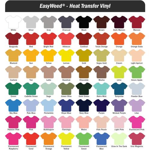 Siser EasyWeed Heat Transfer Vinyl 11.8 x 15ft Roll