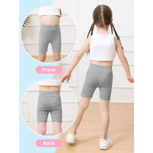Resinta 8 Pack Baby Toddler Girls Cotton Bike Shorts Kids Safety Under Dress Dance Shorts