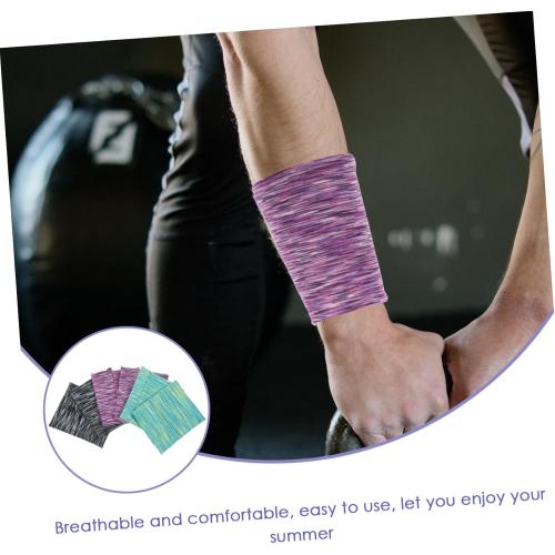 LIFKOME 3pairs Elastic Cooling Wrist Covers Breathable Ice Sports Braces for Men and Women Uv and Moisture-Wicking for Workouts and Daily Wear