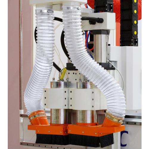 Heavy Duty Dust Collection Hose 2 × 20 ft PVC Collector Hose & Clamps | 2 inch Thicken Flexible Clear Wire Tubing Duct Collector Hoses for Fume Debris Band Saw Jointer Wood Shop, with 4 Clamps