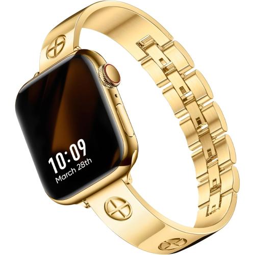 Missair Compatible with Apple Watch Band 38mm 40mm 41mm 42mm 44mm 45mm 46mm 49mm, Stainless Steel Metal Strap Women Dressy Bracelet Wristband for iWatch Series 11 10 9 8 7 6 5 4 3 2 1 SE Ultra