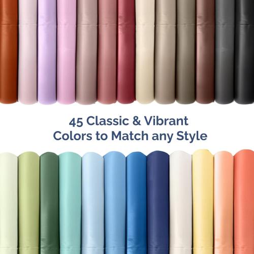 King Size Flat Sheet - Hotel Quality Top Flat Bed Sheet Only - Ultra-Soft, Breathable & Cooling - Fade & Wrinkle Free - Easy-Care, Stain & Shrink Resistant Bedding - Easy-Fit & Oeko-Tex - Dark Grey