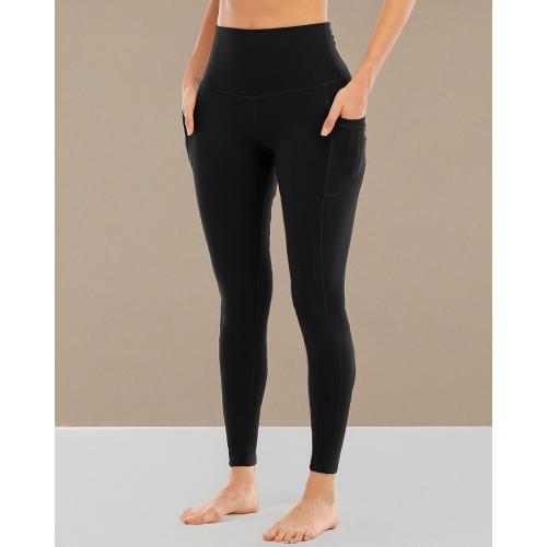 Size XL YEZII Fleece Lined Leggings with Pockets for Women,High Waisted Winter Yoga Pants