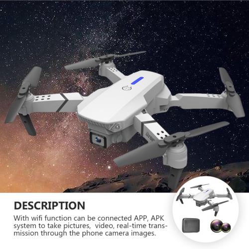 CIYODO Dual Camera Foldable Drone for Aerial Photography Lightweight Portable Quadcopter Cameras Easy Transmission Rolling Function