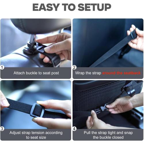 OJYDOIIIY Fishing Rod Racks for Car, 4-Rod or Combos Capacity Rod Holder for Car,SUV,Truck Front or Rear Seats