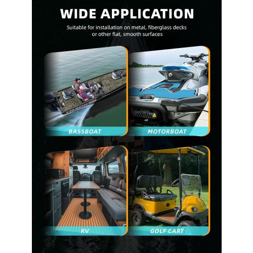 FOCEAN Boat Flooring EVA Foam Boat Decking Camo Marine Flooring Self-Adhesive Marine Mat for Motorboat RV Yacht Kayak 94.5 x 47.2/23.6/15.7