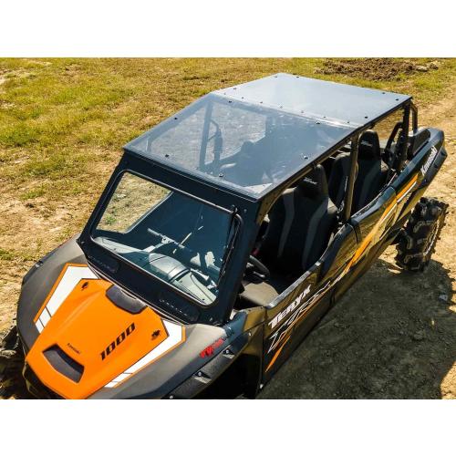 SuperATV Dark Tinted Teryx Roof for 2023  Kawasaki Teryx KRX 4 1000 | 1/4 Polycarbonate | Protects from the Elements Without Obstructing View | Rattle-Free Fit | USA Made