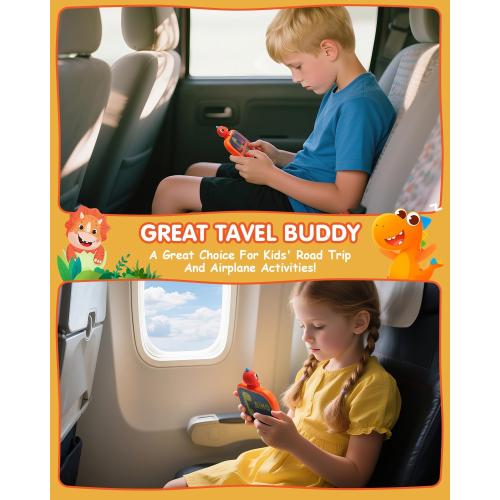 Handheld Water Game with Light – Water Ball Target Toy for Kids Ages 3 , Retro Fidget Toy, Screen-Free Car Travel Game, Road Trip Toy, Airplane Entertainment, Portable Autism-Friendly Gift