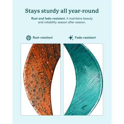 Wind Spinners Outdoor - Metal Windmill for Yard, Garden Spinners with Stake, Yard Art, Ideal Lovely Gift for Family Friends(13'' W x 54'' H)