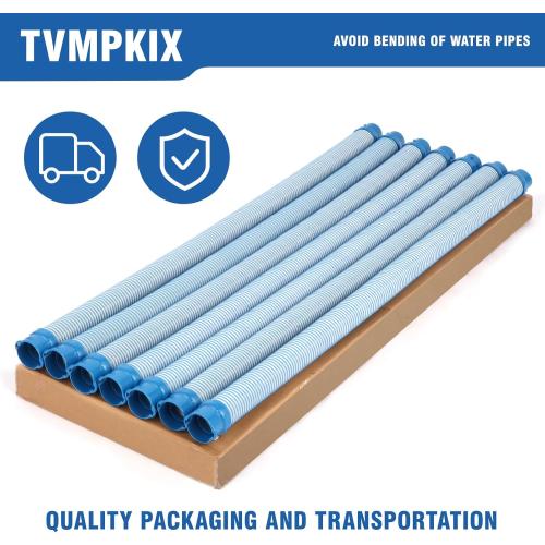 Pool Cleaner Hose for Zodiac MX6 MX8 Replacement Parts, 39 Inch R0527700 Twist Lock Pool Vacuum Hose (8pack)