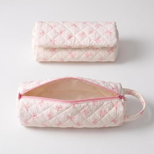 Bow Hair Tools Bag, Styling Tool Organizer for Travel Pink
