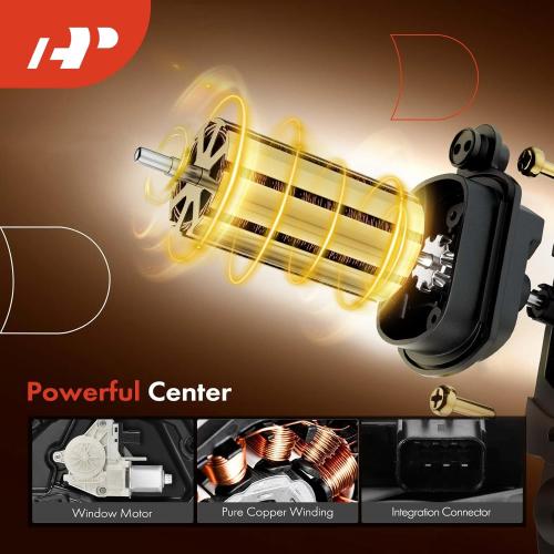 A-Premium Electric Power Window Regulator with Motor Compatible with Dodge Charger & Chrysler 300, 2011-2023, Front Left Driver Side