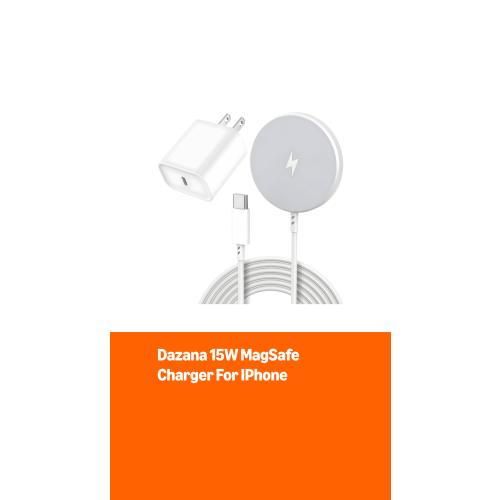 [Apple MFi Certified]Magnetic Wireless Charger Apple Mag Safe Charger,15W 6FT Fast Wireless Charging Pad for AppleiPhone 16 Pro Max/16 Pro/16 Plus/15 Pro Max/14/13/12/AirPods3/2/Pro/Pro2,Charging Pad
