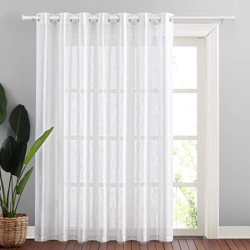 Size 66 to 120 Color White  White Curtain Rods for Windows 66 To 120 Inch, 1 Inch Heavy Duty Adjustable Curtain Rod With Modern Decorative End Cap Finials WIth Brackets【NOT TENSION ROD】