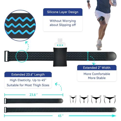 Urine Test Complete Kit - Smaller 3oz Translucent Empty Bottle, Non-Falling and Hi-Stretch Hidden Leg Strap, Urine Test Temperature Strips and Velour Lining Sample Bag, Urine Test Practice Kit at Home
