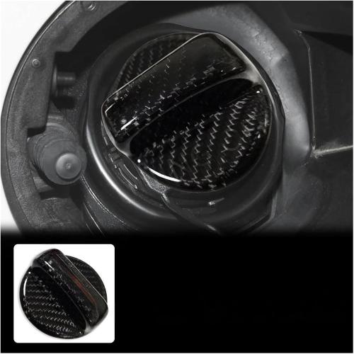 Racing Carbon Fiber Style Gazoo Gas Fuel Cap Cover Compatible For Toyota GR Gazoo Racing/Supra/Corolla Parts Sport 86 Yaris Grmn