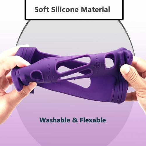JCHPINE Silicone Cover and Carrying Case for JBL Charge 6 Bluetooth Speaker