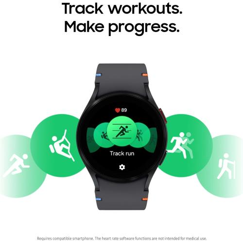 Samsung Galaxy Watch FE 40mm Bluetooth AI Smartwatch w/Fitness Tracking, BIA Sensor, Personalized HR Zones, Heart Rate Tracker, Sleep Monitor, 2024, Pink Gold [US Version, 1Yr Manufacturer Warranty]