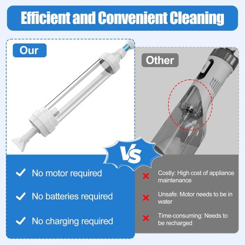 Paradise Power Spa Vac 6250 Compatible Hot Tub Vacuum - Cordless, No Batteries, Sucks Up Rocks, Leaves in Spas, Hot Tubs, Pool Steps