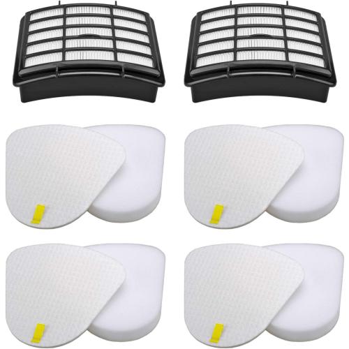2   4 Pack Vacuum Filters Replacement Compatible for Shark Navigator Lift-Away NV350, NV351, NV352, NV355, NV356E, NV357, NV360, NV370, NV391, UV440, UV490, UV540,Replacement XFF350 XHF350