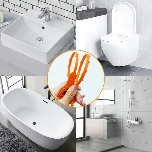 Drain Clog Remover,  Flexible Long Pipe Snake Hair Clogs Catcher Cleaner Tool for Toilet, Kitchen Sink, Bathroom Tub, Sewer Drain