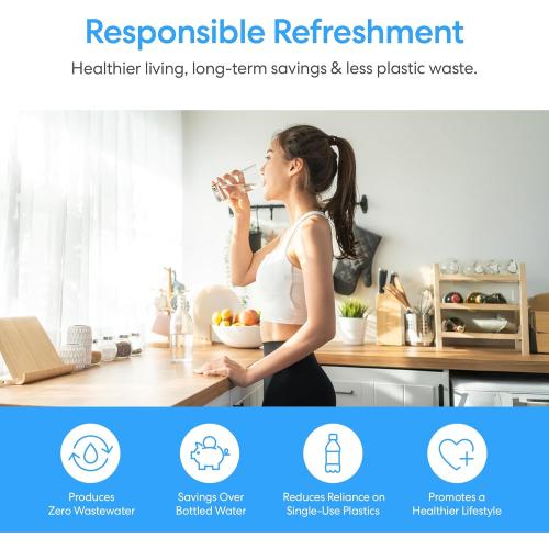 Brio Bottom Loading Water Cooler Dispenser for 5 Gallon Bottles - 3 Temperatures with Hot, Room & Cold Spouts, Child Safety Lock, LED Display with Empty Bottle Alert, Stainless Steel