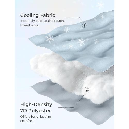 Momcozy Pregnancy Pillows with Cooling Cover, U-Shaped Full Body Maternity Pillow for Side Sleepers 57 Inch - Support for Back, Hip, Belly, Legs for Pregnant Women