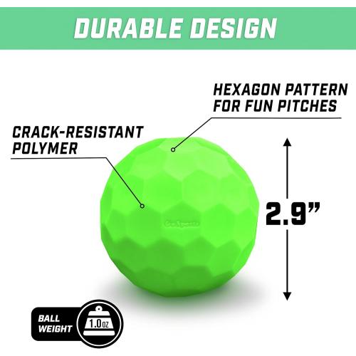 GoSports LotBall Plastic Baseballs - 6 Pack