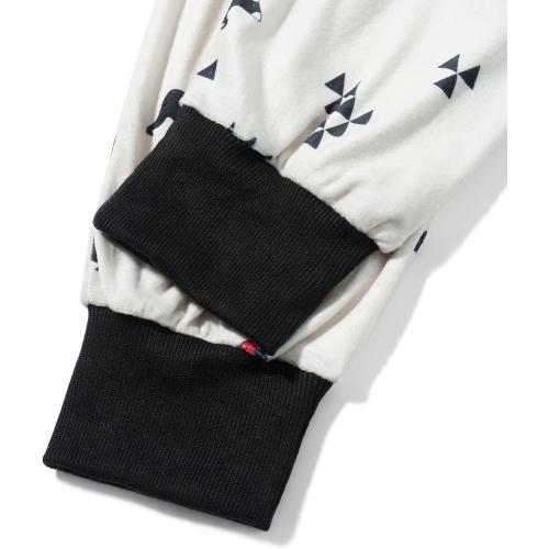 Size M Couples Matching Christmas Jumpsuit for Adults Printed Zipper Fleece Pajamas Hoodie Women Men Holiday Pocket Sleepwear