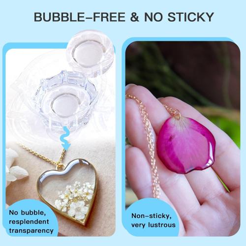 JDiction UV Resin, Upgrade 300g High Viscosity Hard UV Resin with Crystal Clear Resins Kit for Doming, Sealing, Coating, and Casting